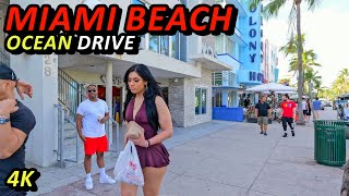 Miami Beach  Ocean Drive Walking Tour [upl. by Annala287]