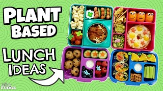 4 PlantBased Meals for Kids LUNCHBOXES  Bunches of Lunches [upl. by Eilahs]