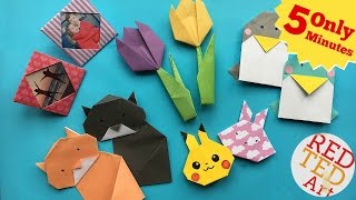 Best 5 Minute Crafts  5 Quick amp Easy Origami Projects  Easy Origami DIYs [upl. by Burnsed]