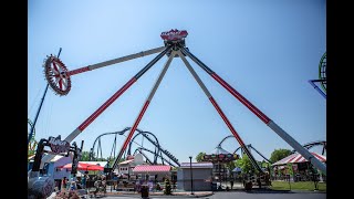 Six Flags Ride Accident Harley Quinn Ride [upl. by Geraldine]