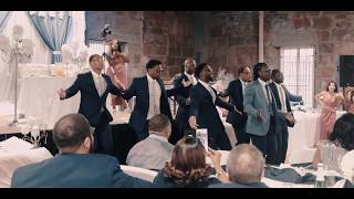 Bay Area Groomsmen dance epic ending Best wedding performance by black excellence Young love [upl. by Oruam128]