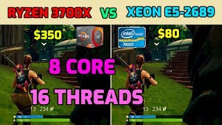 Ryzen 3700X vs Xeon E5 2689  8 Core 16 Threads Benchmark [upl. by Libnah150]