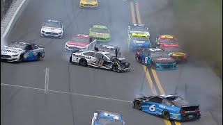 Massive wreck early in the Daytona 500  Extended Highlights [upl. by Goff]