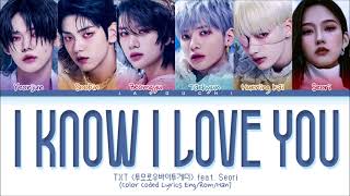 TXT  0X1LOVESONG I Know I Love You feat Seori 1 Hour With Lyrics [upl. by Nolyarb]