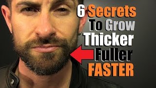 6 Secret Tricks To Grow Your Facial Hair THICKER FULLER FASTER  Beard Growth Routine [upl. by Trebeh421]