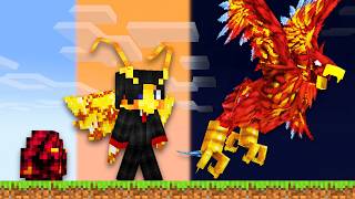 Minecraft but I Become a Phoenix [upl. by Airreis]