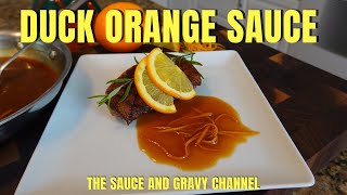 Duck Orange Sauce  Duck à l’Orange  Bigarade Sauce  Orange Sauce for Duck  Orange Sauce [upl. by Odlonyer]