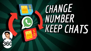 WhatsApp Number Change How to Move All Your Chats to a New Number Without Losing Data [upl. by Norrad]