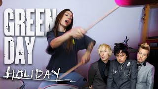 Green Day  Holiday Drum Cover [upl. by Cy935]