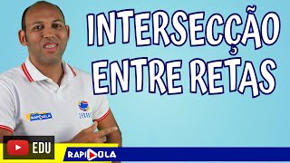 Intersecção entre duas retas ✅ GEOMETRIA ANALÍTICA [upl. by Sherrod986]