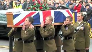 The funeral of Corporal Richard Green [upl. by Ibrab]