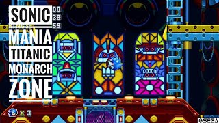 Sonic Mania  Titanic Monarch Acts 1 amp 2  Final Boss Battle [upl. by Gitlow]