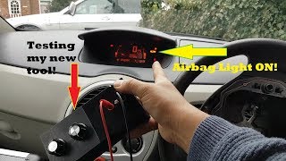 Renault Modus Airbag light randomly ON Testing my new tool [upl. by Olin]