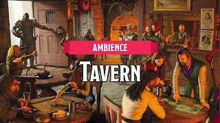 Tavern  DampDTTRPG Ambience  1 Hour [upl. by Dnalra]