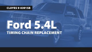 Ford 54L Timing Chain Replacement Cloyes 90391SB [upl. by Vanda]