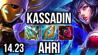 KASSADIN vs AHRI MID  KR Diamond  1423 [upl. by Atilemrac]