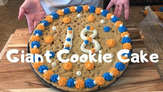 Giant Cookie Cake The Absolute Best [upl. by Enomad]