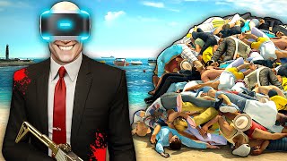 They Sent Me to Italy to Kill Everyone but Im in VR  Hitman 3 VR Hitman VR [upl. by Anerahs]