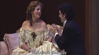 Verdi La Traviata  Renée Fleming Rolando Villazón Conlon 2006 English subtitles Full Opera [upl. by Colier]