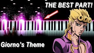 Giornos Theme but its actually the best part played on piano [upl. by Eniwtna]