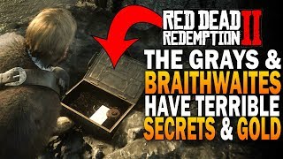 Every Braithwaite amp Grays Family Secret amp GOLD Easy Money Red Dead Redemption 2 Easter Eggs RDR2 [upl. by Malan76]