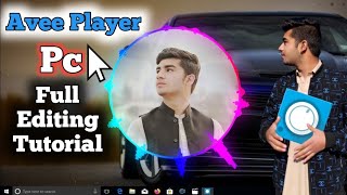 How to Make Audio Spectrum Videos On PcLaptop  Avee Player Complete Editing Tutorial [upl. by Padegs]