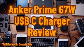 Anker Prime 67W USB C Charger Review [upl. by Nolrev]