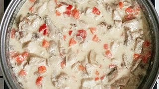 Chicken Ala King  Creamy Mushrooms Chicken  Quick and Easy Recipe [upl. by Retlaw70]