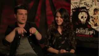 Josh Hutcherson amp Shanley Caswell Interview  Detention Exclusive [upl. by Bernadina]