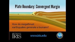 Convergent Margin—Subduction to Tsunami Educational [upl. by Ocker]