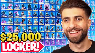 My 25000 Fortnite Locker Tour Worlds Most Expensive Account [upl. by Nyar]