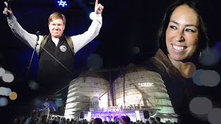 HGTV Fixer Upper OFFICIAL  Silos Grand Opening  Chip  Joanna Gaines Magnolia Market [upl. by Anihsak113]