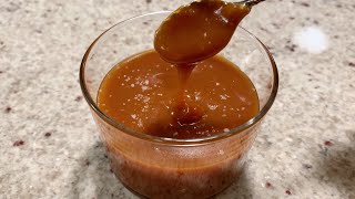 Homemade Caramel Without Cream  Simple Caramel Sauce Recipe [upl. by Olaznog432]