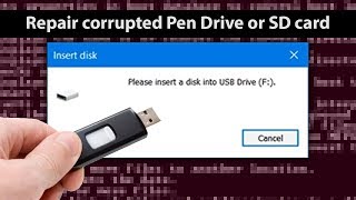 How To Fix Corrupted USB Drive Or SD Card In Windows Computer [upl. by Watts]