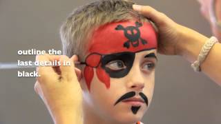 Pirate FACE PAINTING  MAQUILLAGE POUR ENFANTS [upl. by Deva]