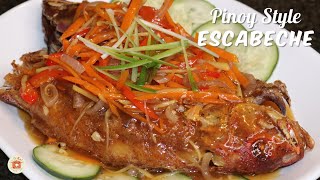 How to cook ESCABECHE  Filipino Sweet and Sour Fish [upl. by Issej]