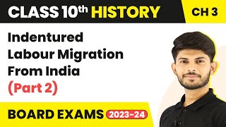 Class 10 History Chapter 3  Indentured Labour Migration From India Part 2 202324 [upl. by Lonergan]