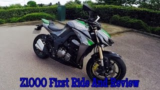 Kawasaki Z1000 First Ride And Review 2016 [upl. by Htinek]