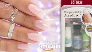 Nail Pro Tests Kiss Complete Acrylic Kit Plus 3 Weeks Later Review [upl. by Ly]