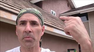 How to install Gutters on Home with Angled Facia DIY Part 3 of 5 [upl. by Maltzman403]