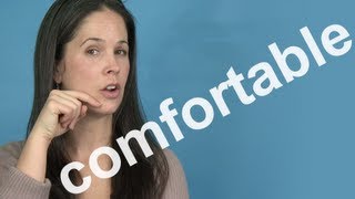 How to Pronounce COMFORTABLE  AMERICAN ENGLISH PRONUNCIATION [upl. by Velick298]