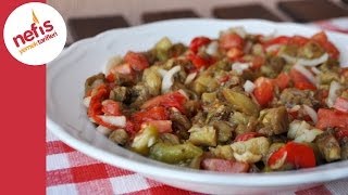 Közlenmiş Patlıcan Salatası Tarifi  Nefis Yemek Tarifleri [upl. by Louisa155]