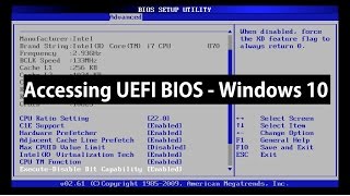 How to Access UEFI BIOS Setup on Windows 10 [upl. by Nyrrat934]