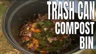 DIY Trash Can Compost Bin [upl. by Justus]