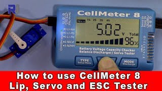 Introduction to CellMeter 8 Lithium Servo and ESC Tester [upl. by Grata23]