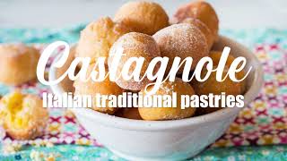 Castagnole Di Carnevale  Italian Traditional Fried Pastries [upl. by Wallace]