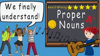 Proper Noun Song Proper Nouns by Melissa  Award Winning Video [upl. by Mclaughlin]