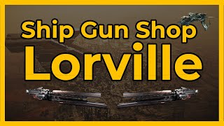 Star Citizen Where to find Lorville weaponry shop for ship guns [upl. by Lydnek322]