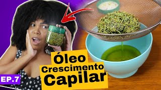 COMO FAZER ÓLEO PARA CRESCIMENTO CAPILAR COM ALECRIM POR LUANY CRISTINA [upl. by Shaughn]