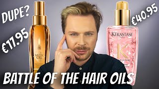 KERASTASE ELIXIR OIL VS MYTHIC OIL  Kerastase Oil Dupe  Review The Best Hair Oil For Natural Hair [upl. by Charron951]